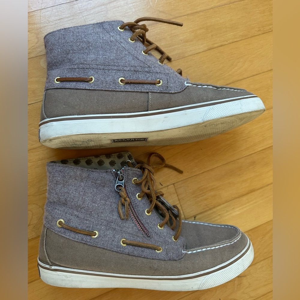 Sperry Top-Sider Betty Zip Burnished Tan Chukka Boot. Women’s Size 10